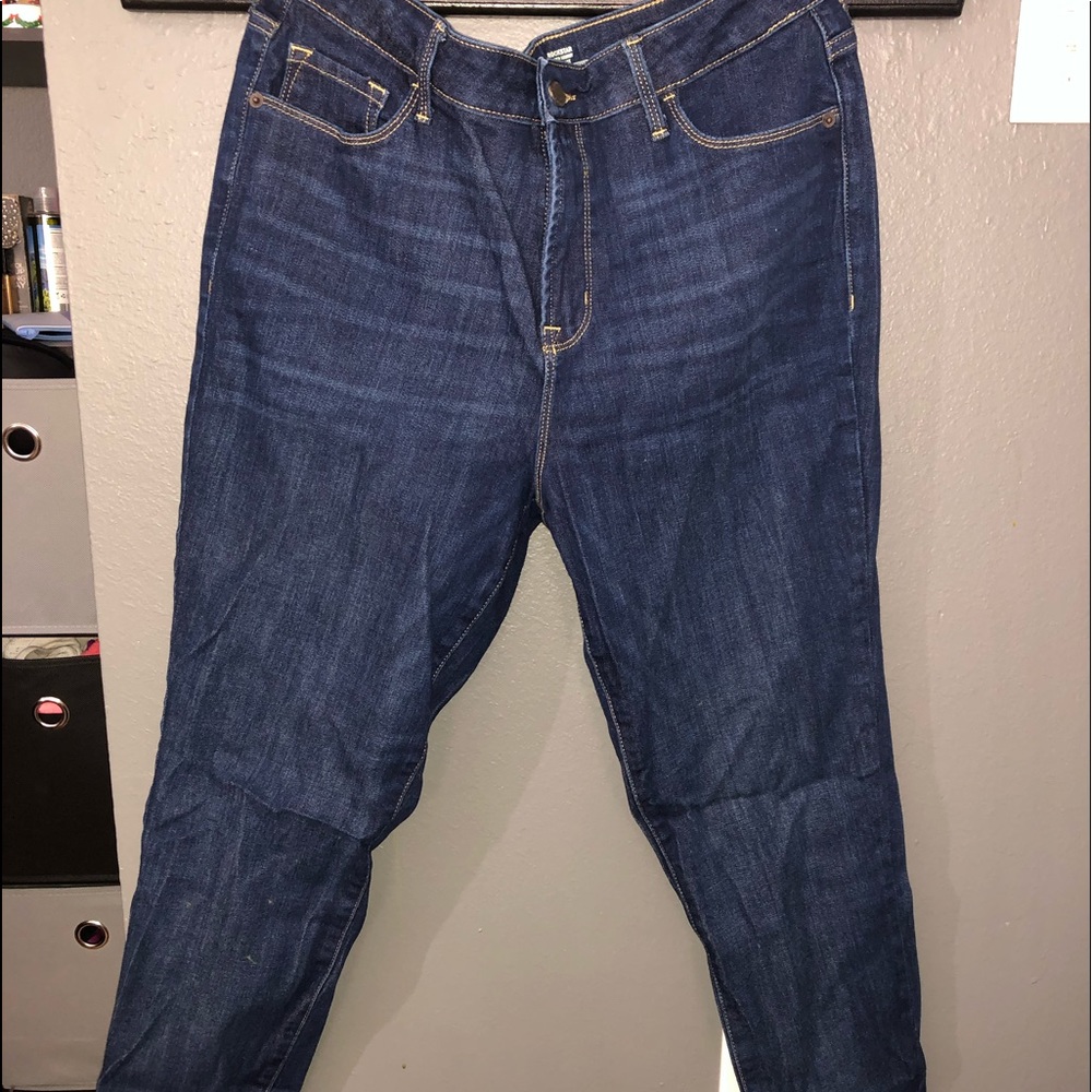 Dark washed old navy jeans